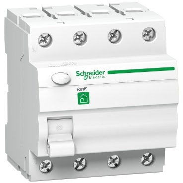 [R9R01463] R9R01463 - Schnieder Resi9 - Interrupteur différentiel - 4P - 63A - 30mA - type A